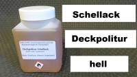 Schellack, Deckpolitur